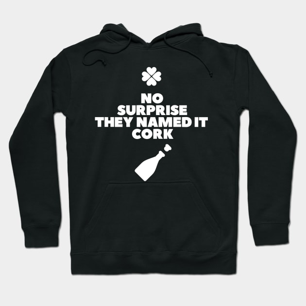 Cork, Ireland St Patricks day Hoodie by retropetrol